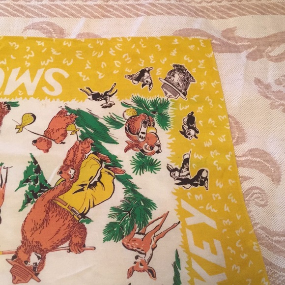 Vintage Smokey The Bear Bandana/Scarf - Picture 4 of 9